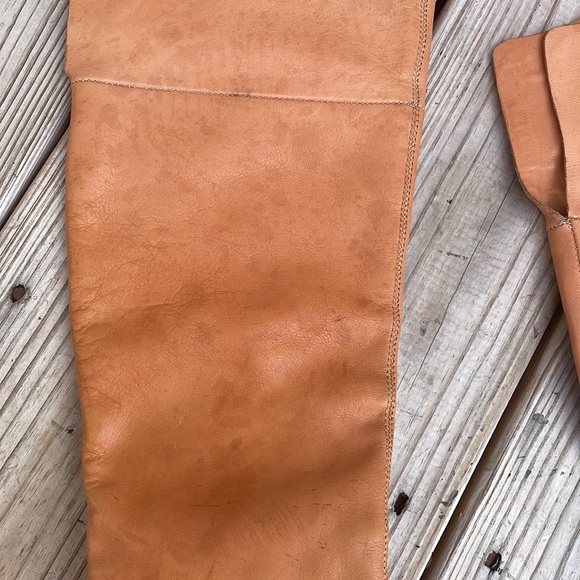 Kork Ease "Adrianne" Tan Leather Tall OTK Boots Size 8.5 - Picture 7 of 16